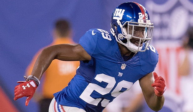 Nat Berhe #29 New York Giants running