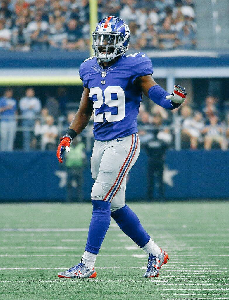 Nat Berhe #29 New York Giants celebration