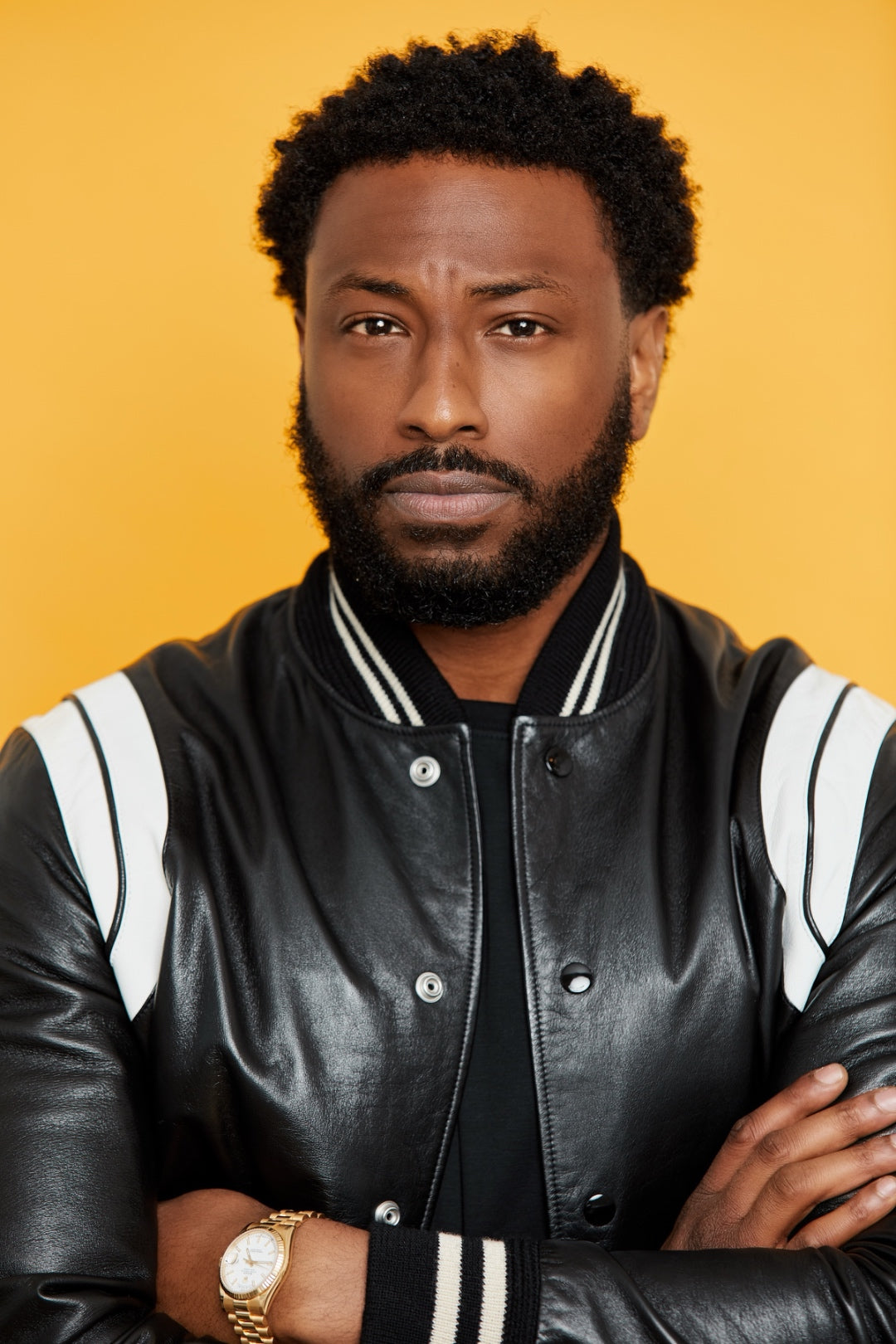 Natnael Nat Berhe, former NFL player and figurative abstract expressionist artist